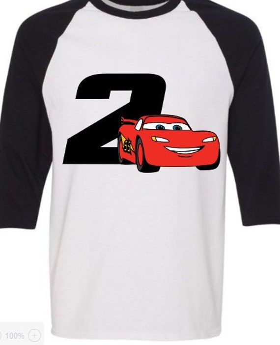 lightning mcqueen birthday shirt