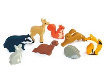 etsy wooden animals