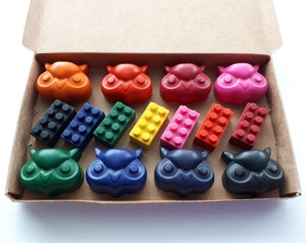 Lego Crayons Etsy Lego Crayons Etsy
