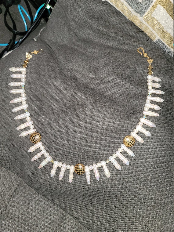 Vintage Phallic Pearl Necklace - image 3