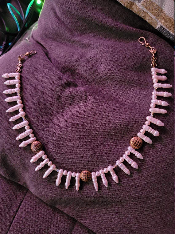 Vintage Phallic Pearl Necklace - image 2