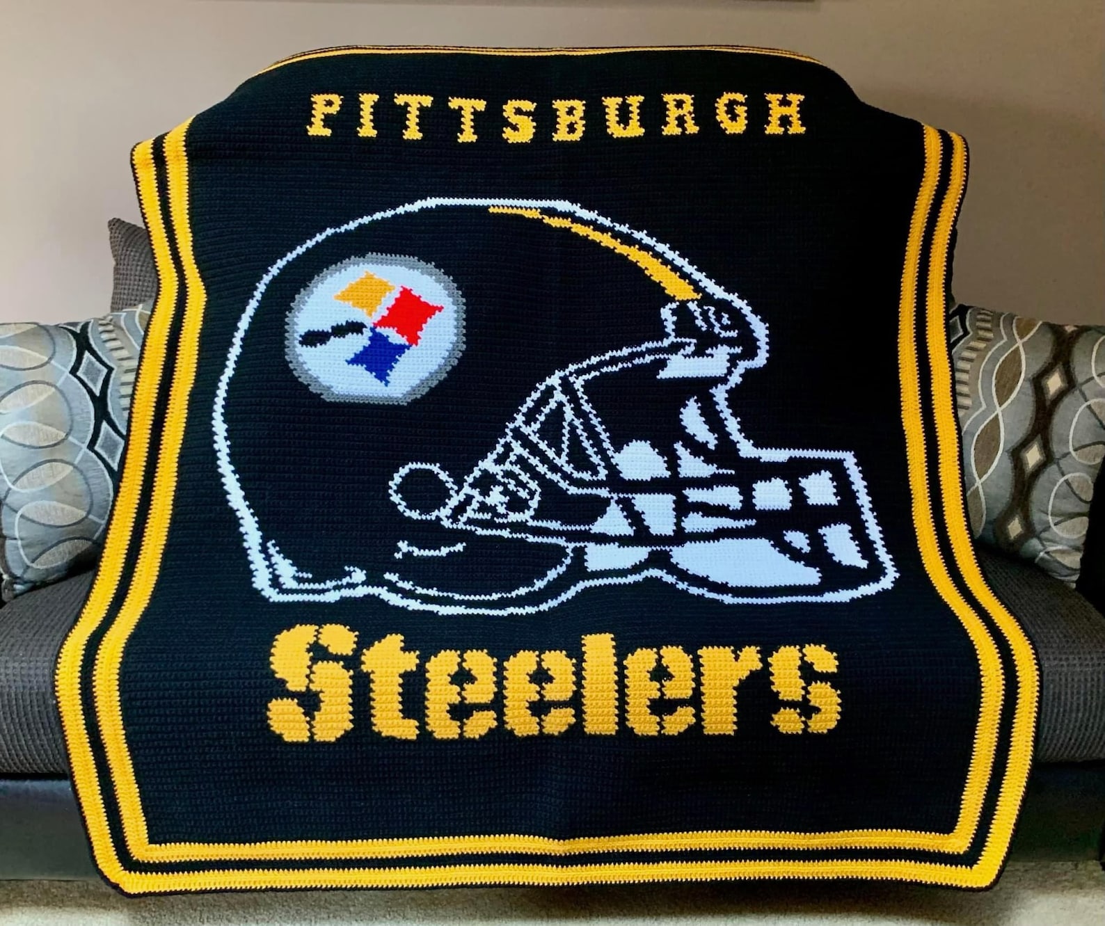Pittsburgh Steelers Crochet Pattern Etsy