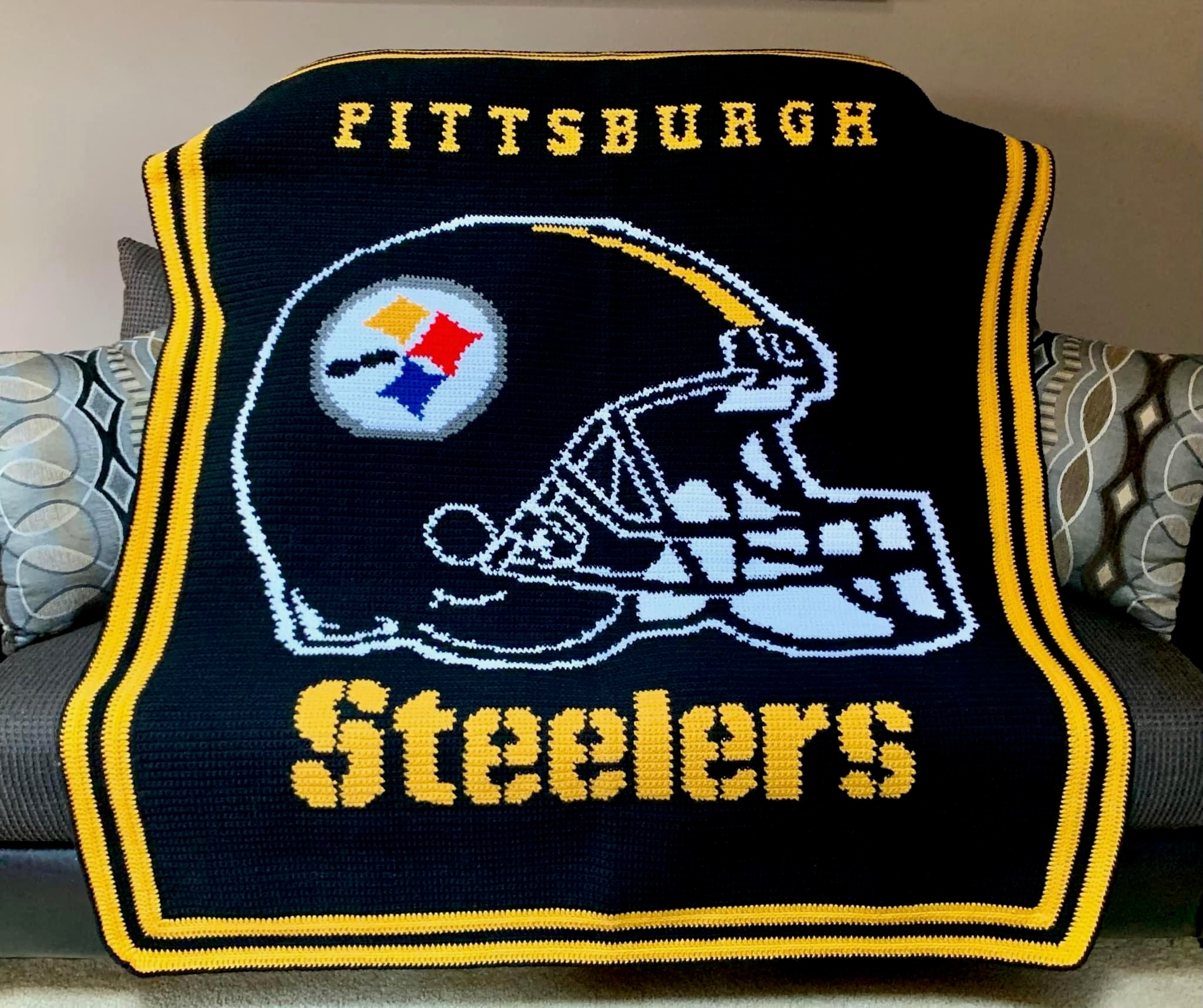 Pittsburgh Steelers Crochet Pattern Etsy