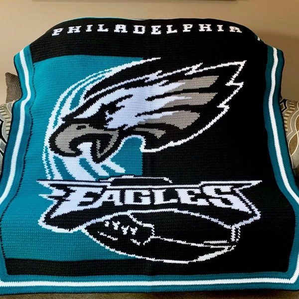 Philadelphia Eagles Afghan Crochet Pattern