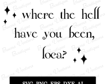 Où diable avez-vous été Loca ? – Couper le fichier (svg, png, eps, dxf, ai)