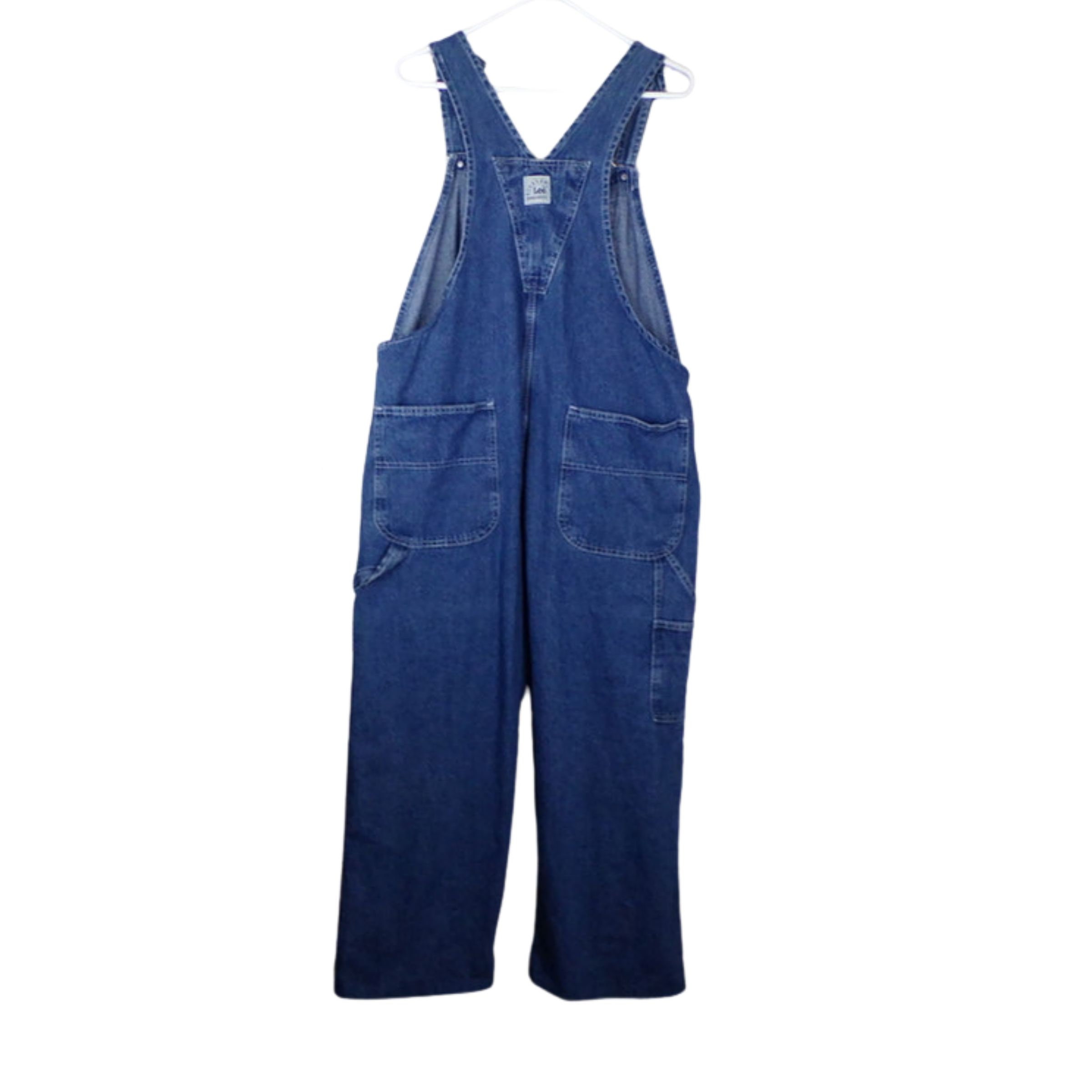 Vintage Lee Riveted Denim Dungarees Large 41