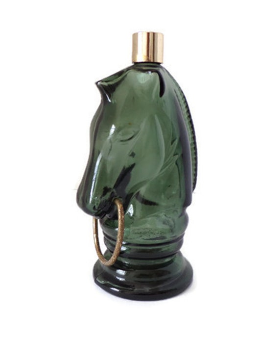 1970's Avon Horse Head The Knight Wild Horse Head Avon Bottle | Avon perfume
