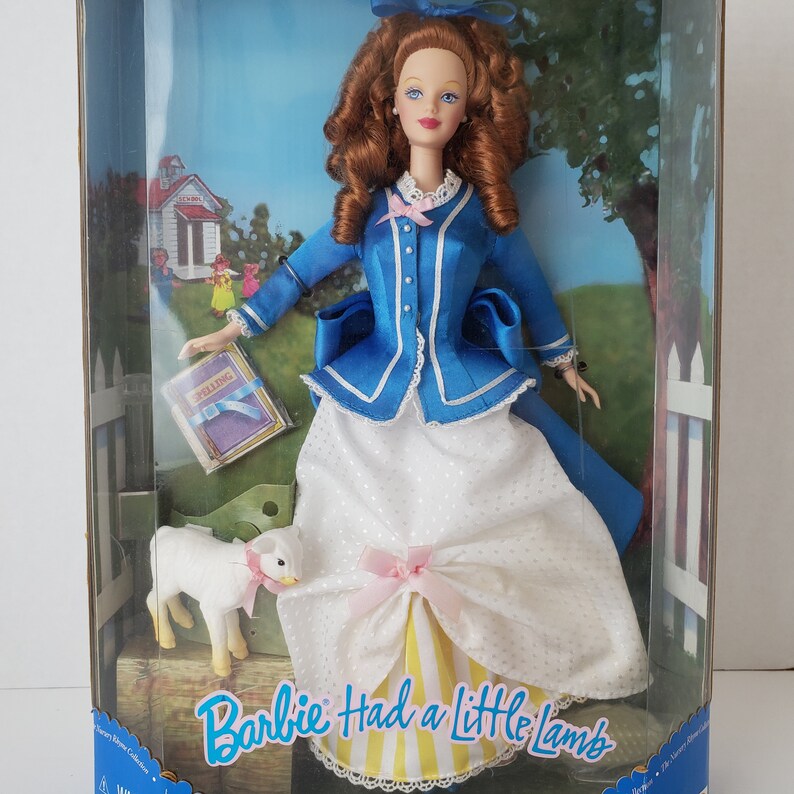 Barbie Had a Little Lamb Collector Edition First in the Nursery Rhyme Collection 1998 - Etsy
