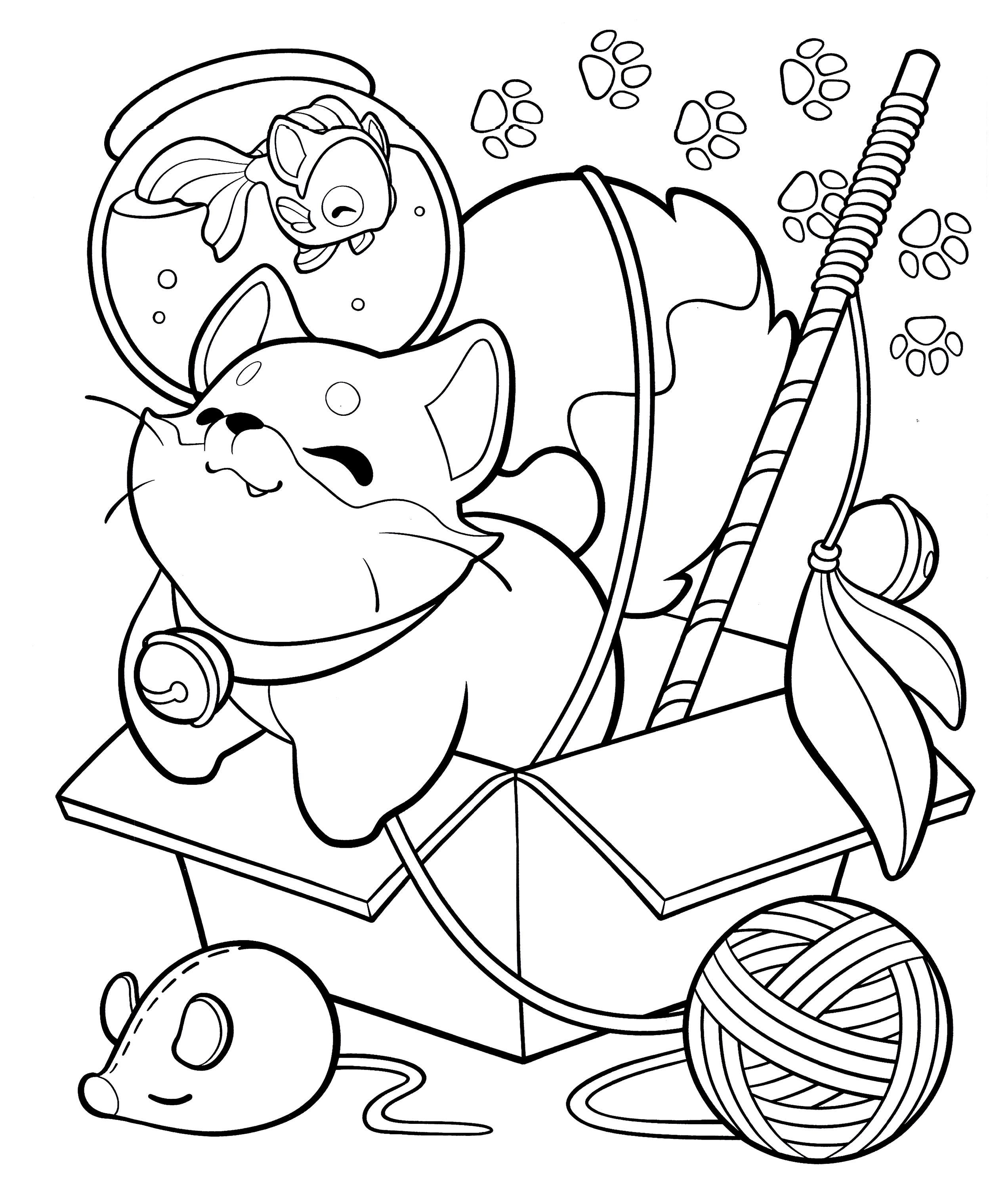 Cute Chibi Creature Coloring Pages Kawaii Art (JPG & PDF)
