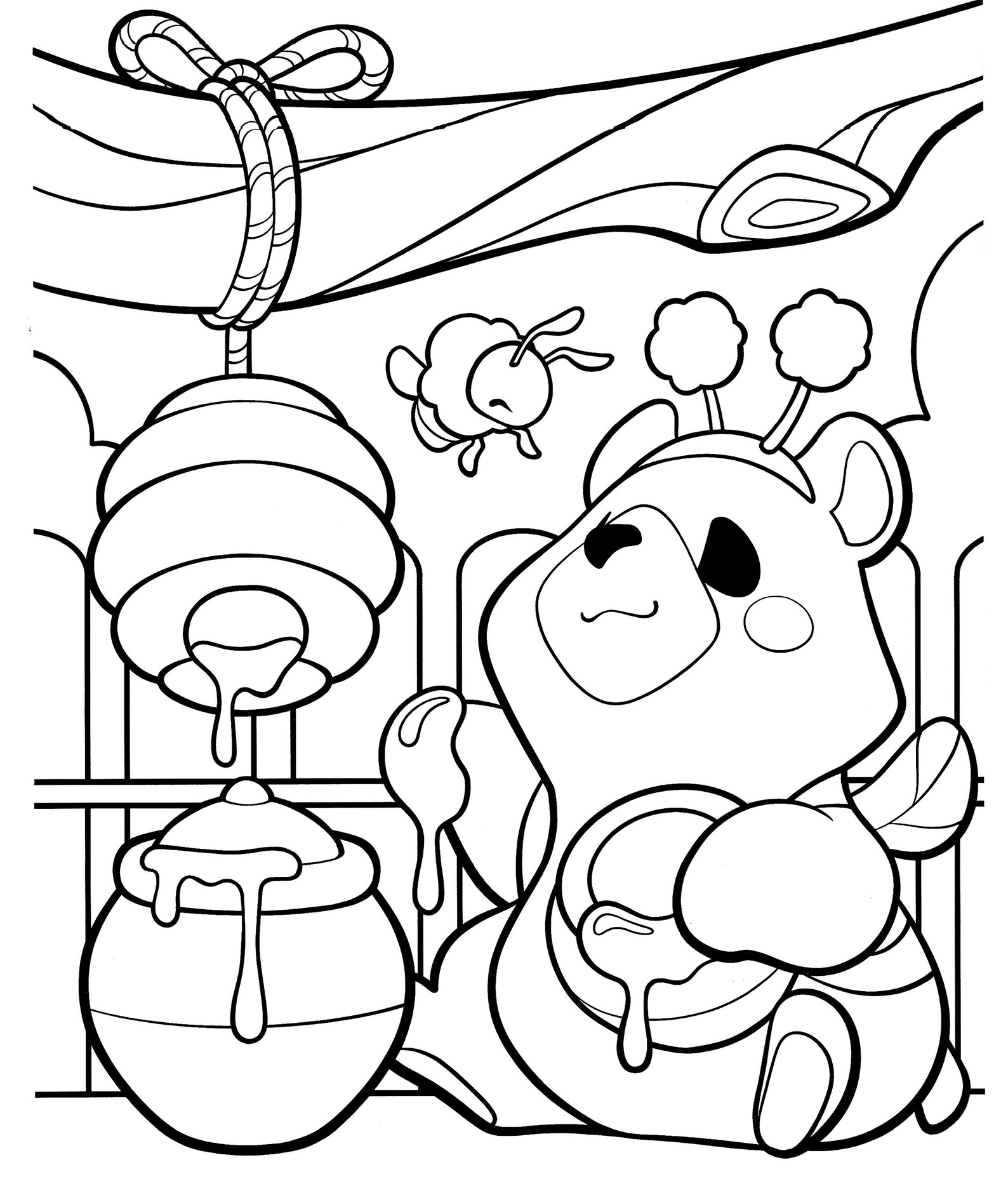 Cute Chibi Creature Coloring Pages Kawaii Art (JPG & PDF)