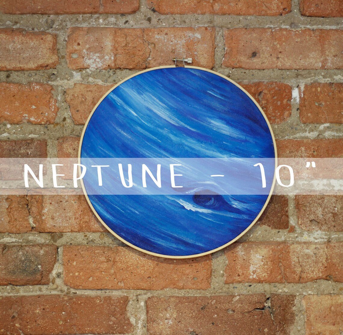 NEPTUNE PAINTING Original Canvas Painting Solar System Wall Etsy