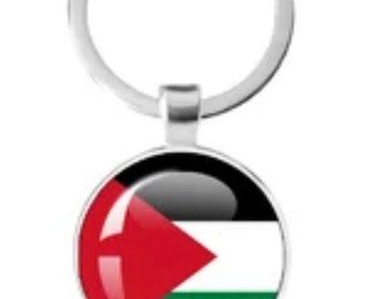 Porte-clés drapeau palestinien