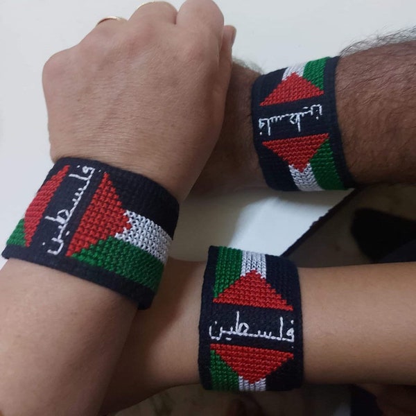 Handmade Palestinian embroidery hand band