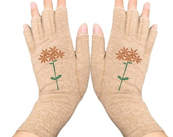 Stardust Fingerless Compression Gloves – Arthritis Relief, Texting