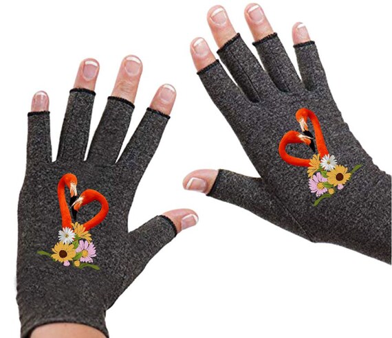 thumbnail image 2 of David Copper Compression Arthritis Gloves - Best Copper Infused Fingerless Gloves For Carpal Tunnel & Hand Pain Relief - Support For Men & Women (Large | Buy Now With Express International Delivery 2 of 13