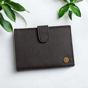 Cartera Zoé de piel vegana con diseño de manzana - Idea de regalo ecológica - Regalo para mujer - Alternativa ética al cuero animal - Cartera vegana