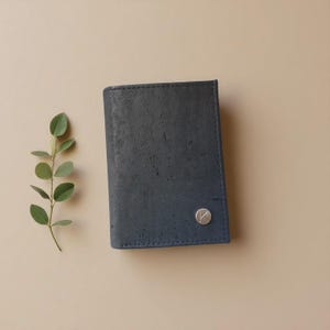 Portefeuille en liège marron, cadeau éco-friendly et vegan - idée cadeau Homme