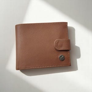 Portefeuille en cuir de pomme vegan Baptiste - Mode éco-responsable Homme - Alternative éthique au cuir animal - vegan wallet for men