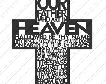 Free Free 147 Our Father Prayer Svg SVG PNG EPS DXF File