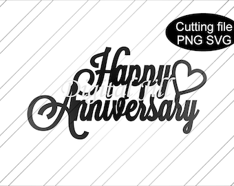 Download Happy Anniversary Svg Etsy
