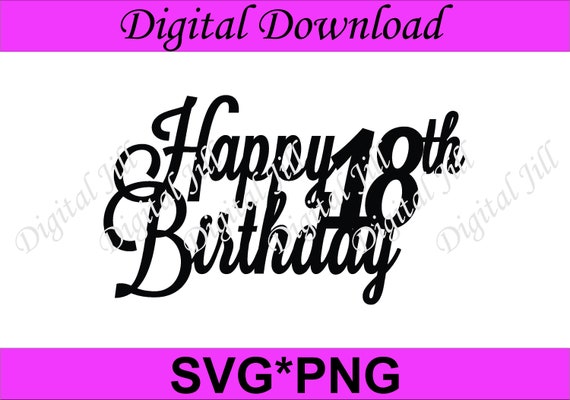 Free Free Happy Birthday Round Svg 122 SVG PNG EPS DXF File