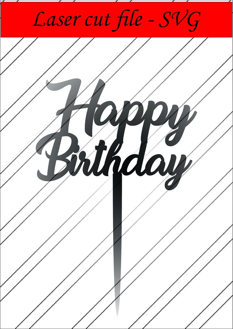 Download Laser Cut Birthday Card Svg - Layered SVG Cut File