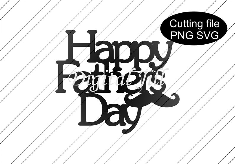 Download Happy Father's Day cake topper svg. Father's day | Etsy
