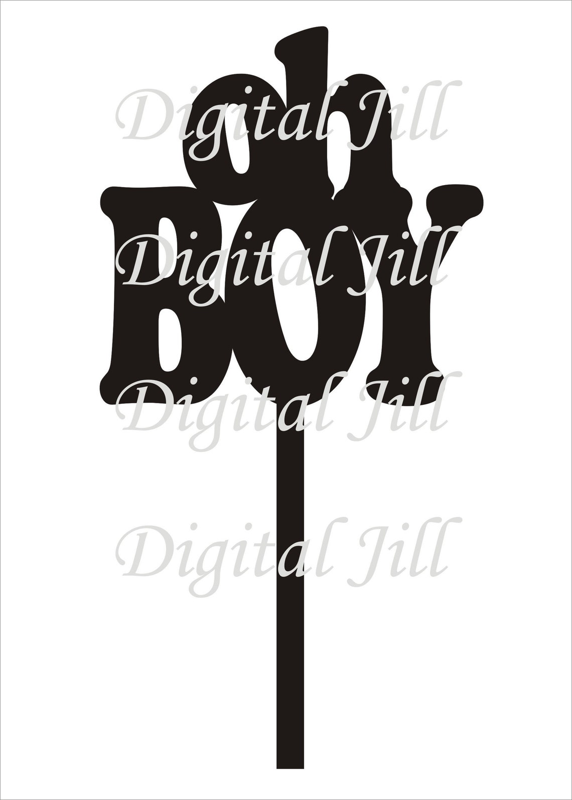 Download Oh boy bold cake topper svg Boy cake topper digital ...
