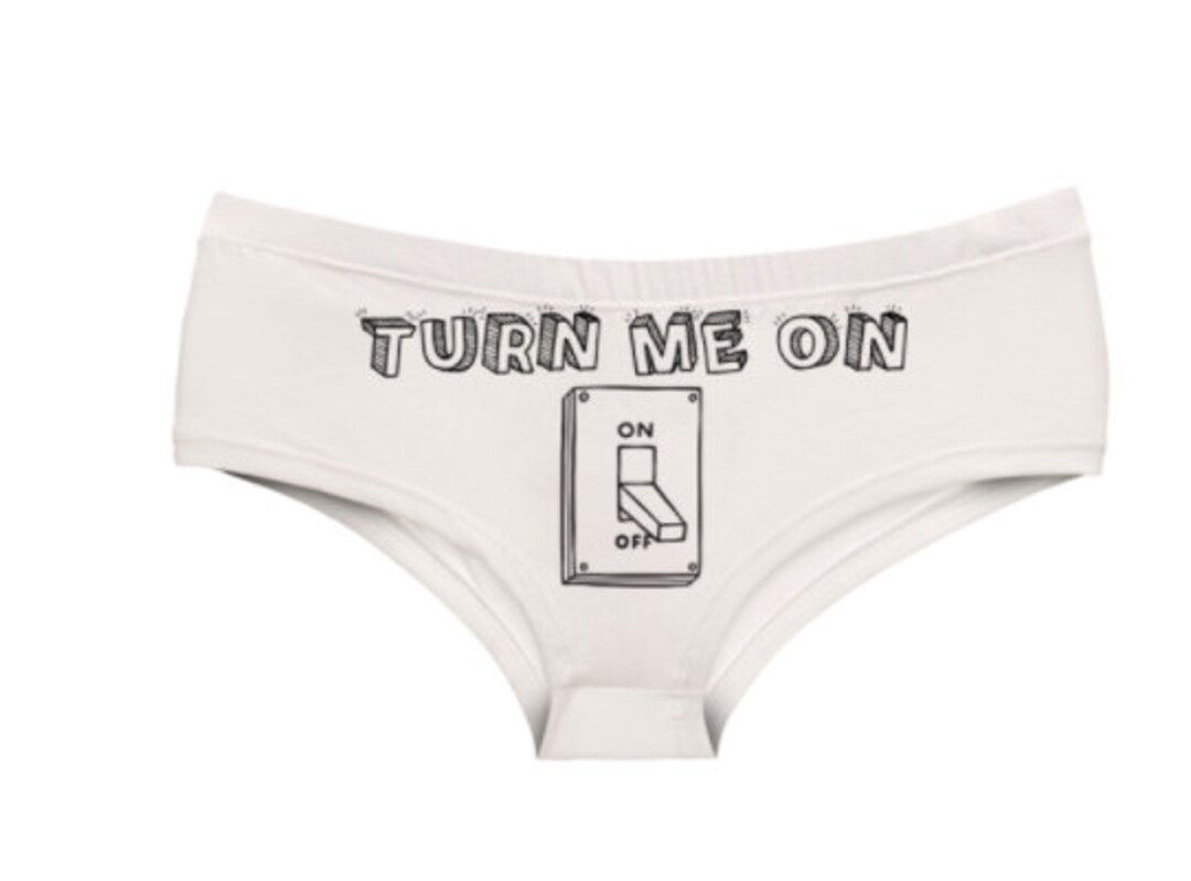 Turn Me On Girls Creative Print Lingerie Women Elastic - Etsy