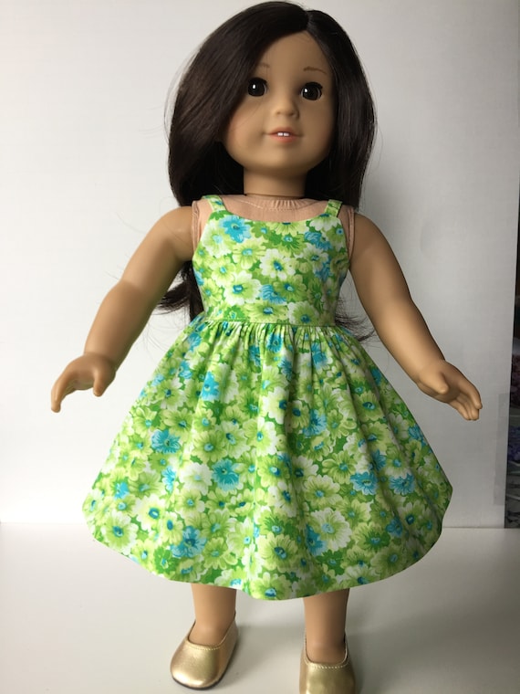green floral sundress
