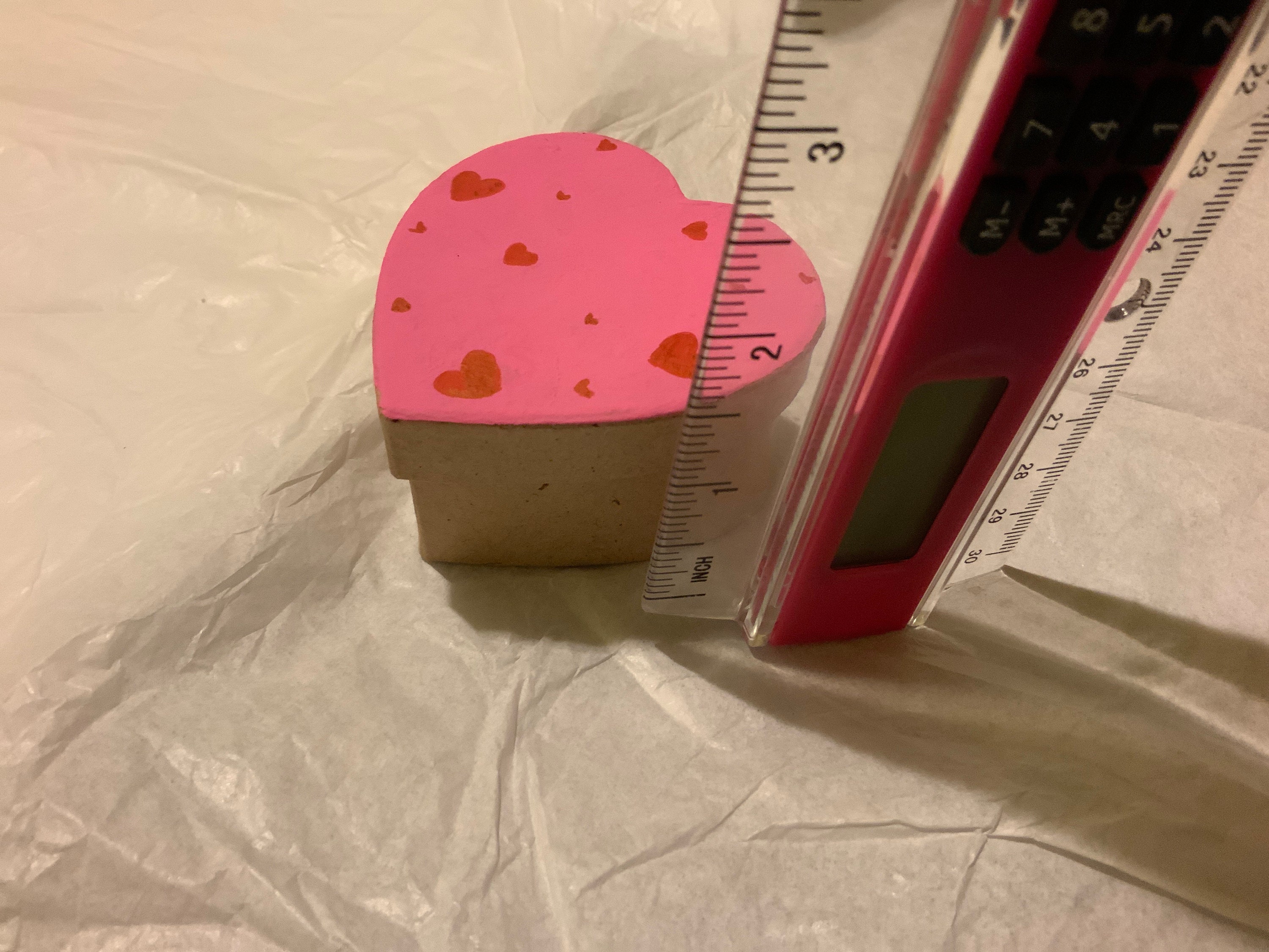 Valentines cute heart shaped box Etsy