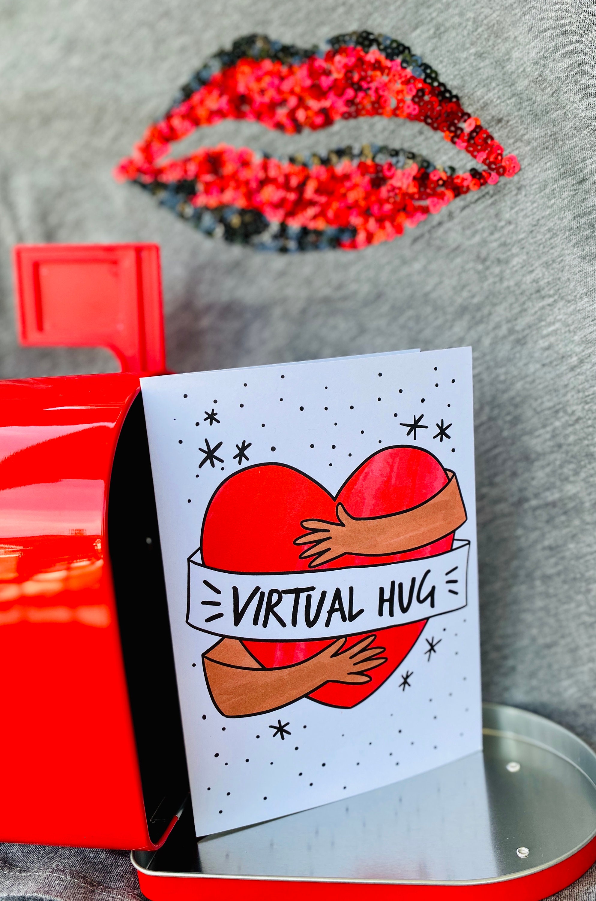 VIRTUAL HUG | I Miss You Card | Long Distance Romance | LOVE While