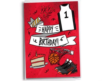 Basketball Birthday Card – Slam Dunk Their Special Day