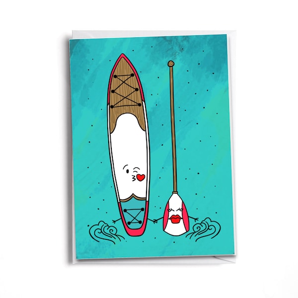 Paddleboard Lovers card | Stand Up Paddleboard Greeting Card