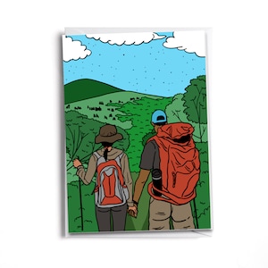 Outdoor Lovers’ Greeting Card | Forever Adventure Partners | Adventure Lovers