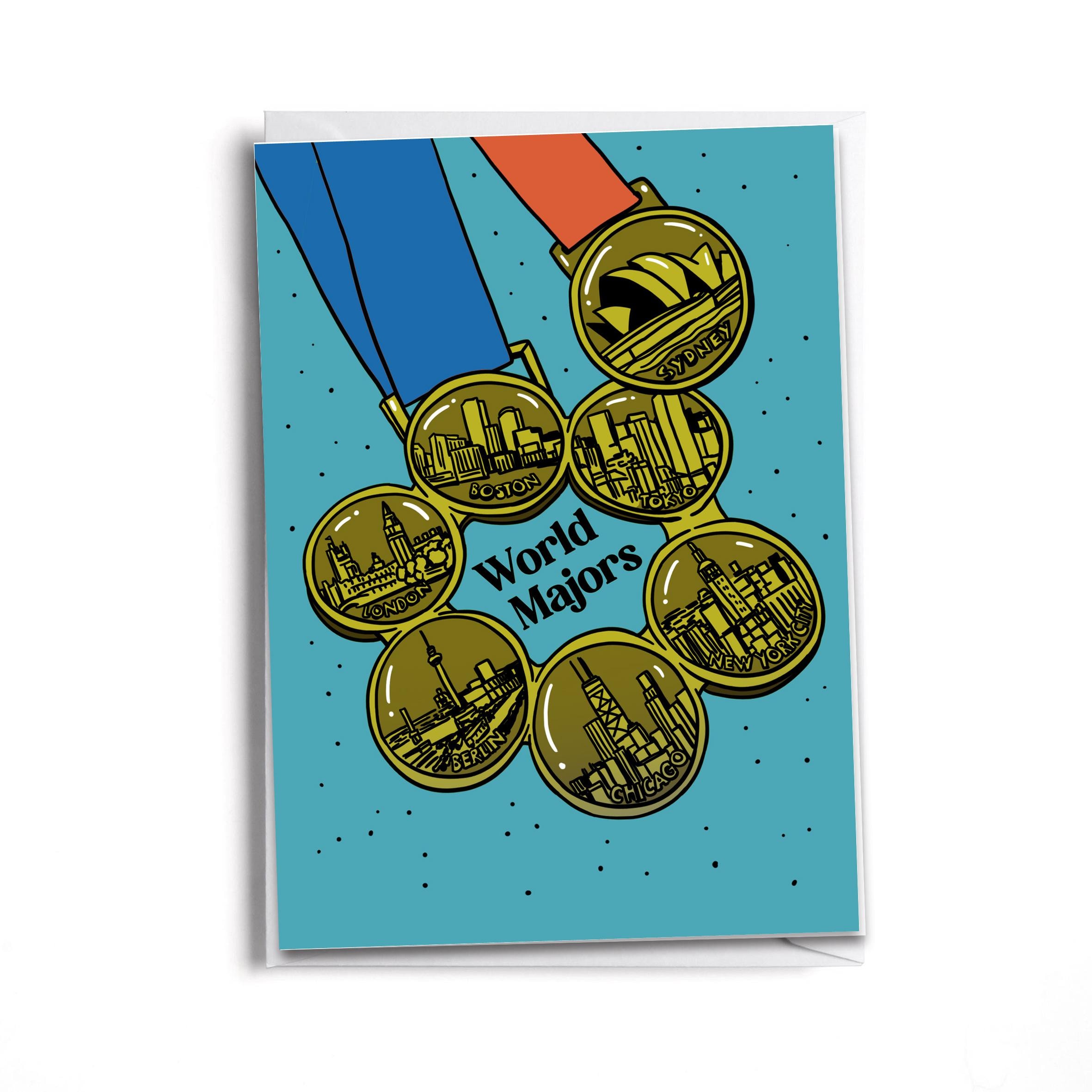World Major Marathons - Congratulations 7 Star Chaser Card | Boston ...