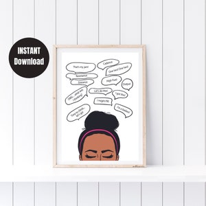 Funny Cyclist Motivation Art and Decor Print: Home Gym Decor (Digital Download)