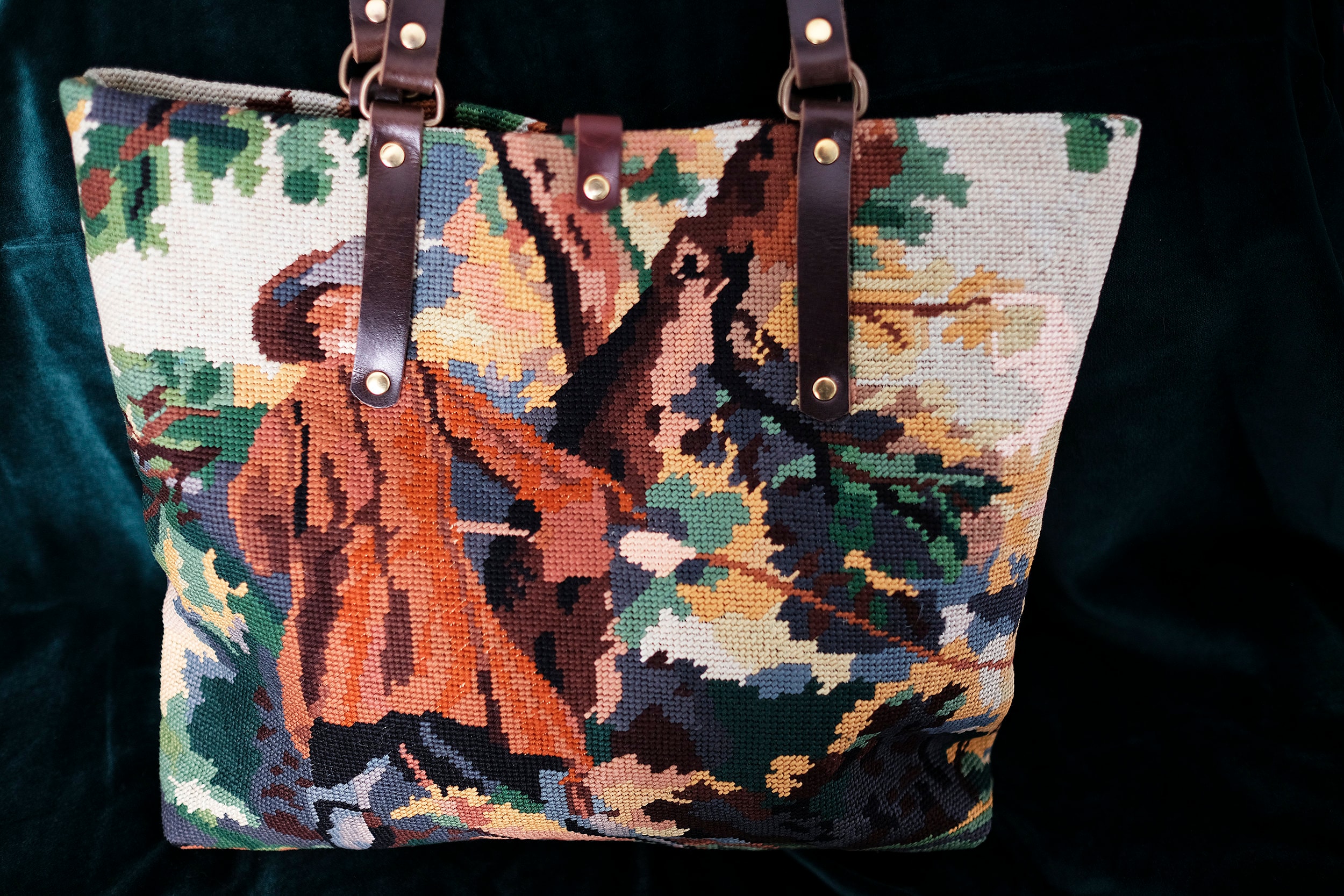 Unique Vintage Tapestry Shoulder Bag Etsy Canada