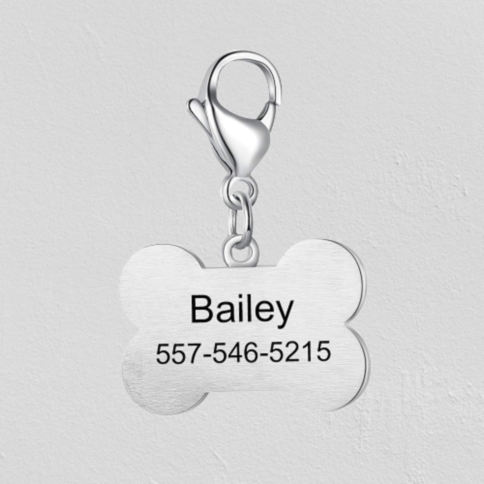 Personalised dog tag customised dog name tag Personalized Etsy