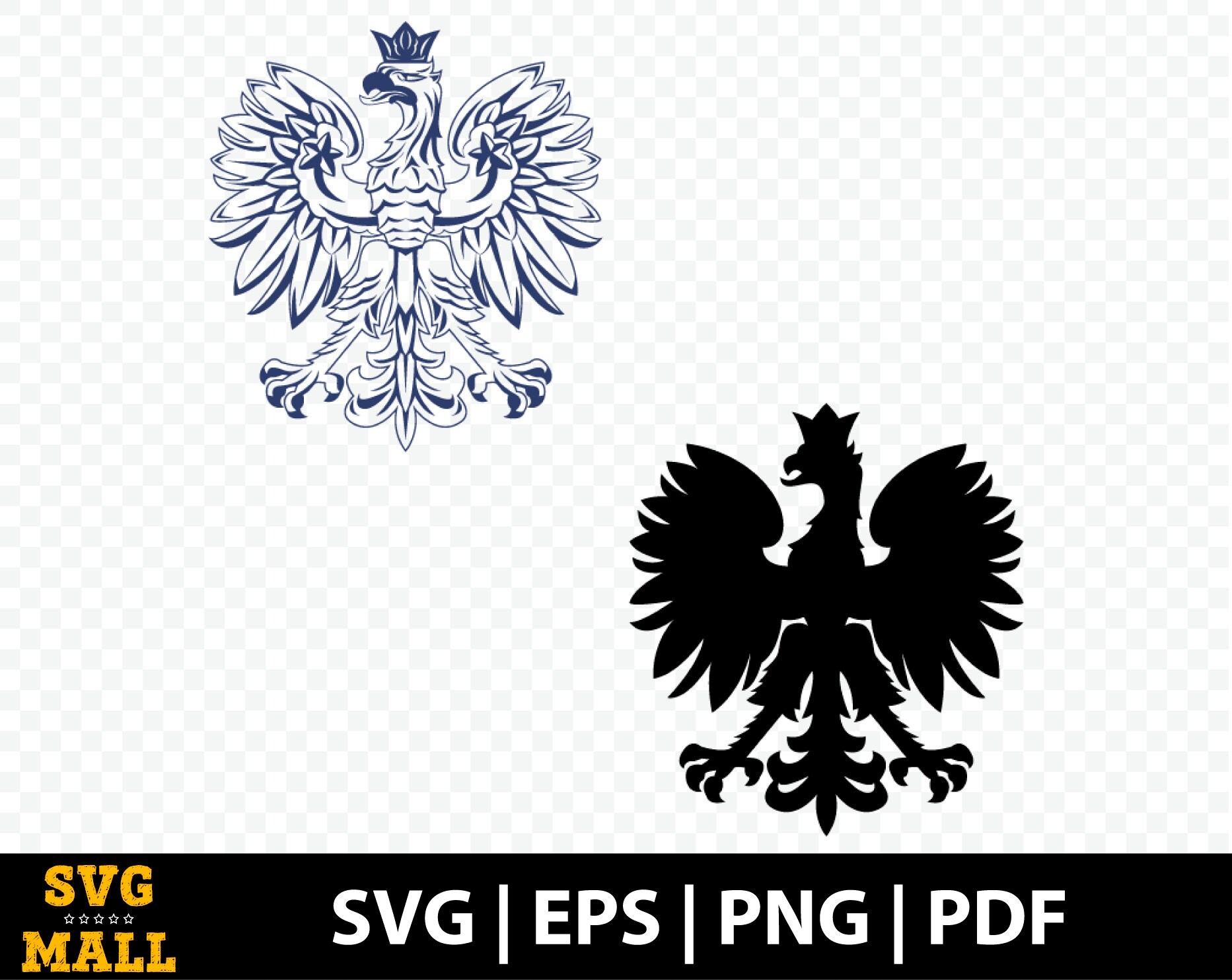 Polish Eagle svg Eagle svg Poland svg bird svg emblem svg Png | Etsy
