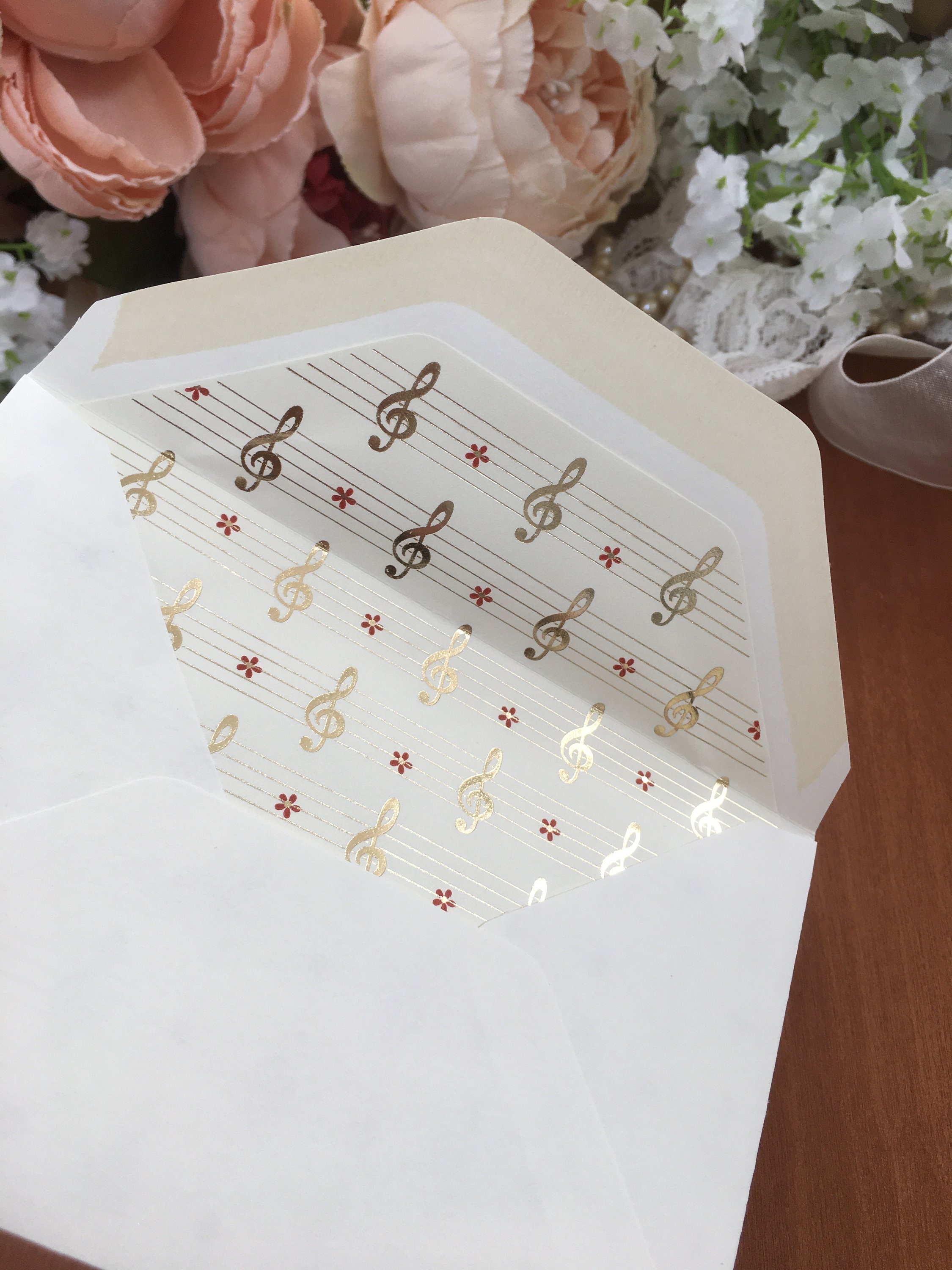 Blank Cream Notecards Small Note Cards Gold Notecards Etsy