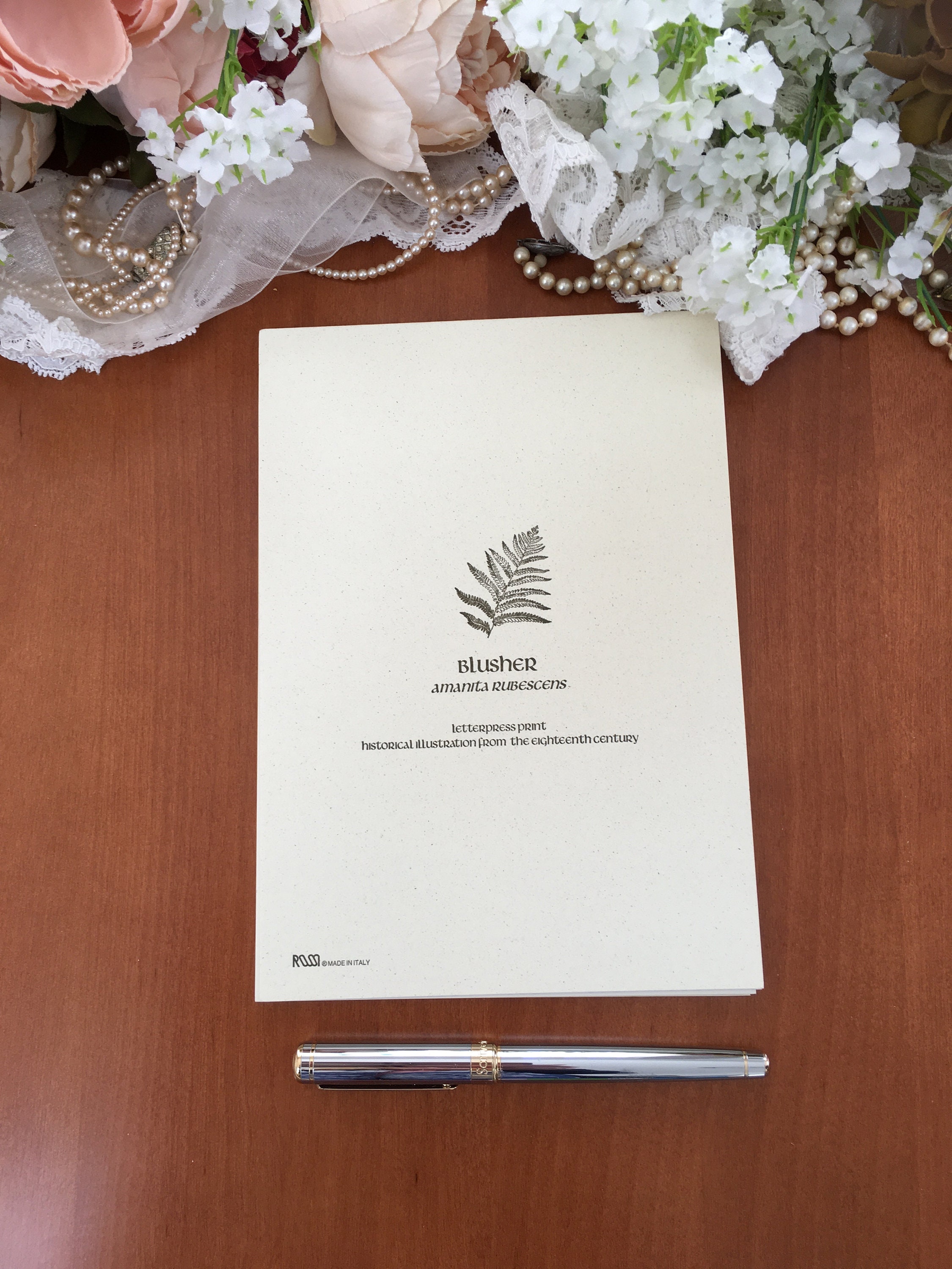 Florentine Notepad Luxury Notepad Desk Pad Writing Pad Etsy