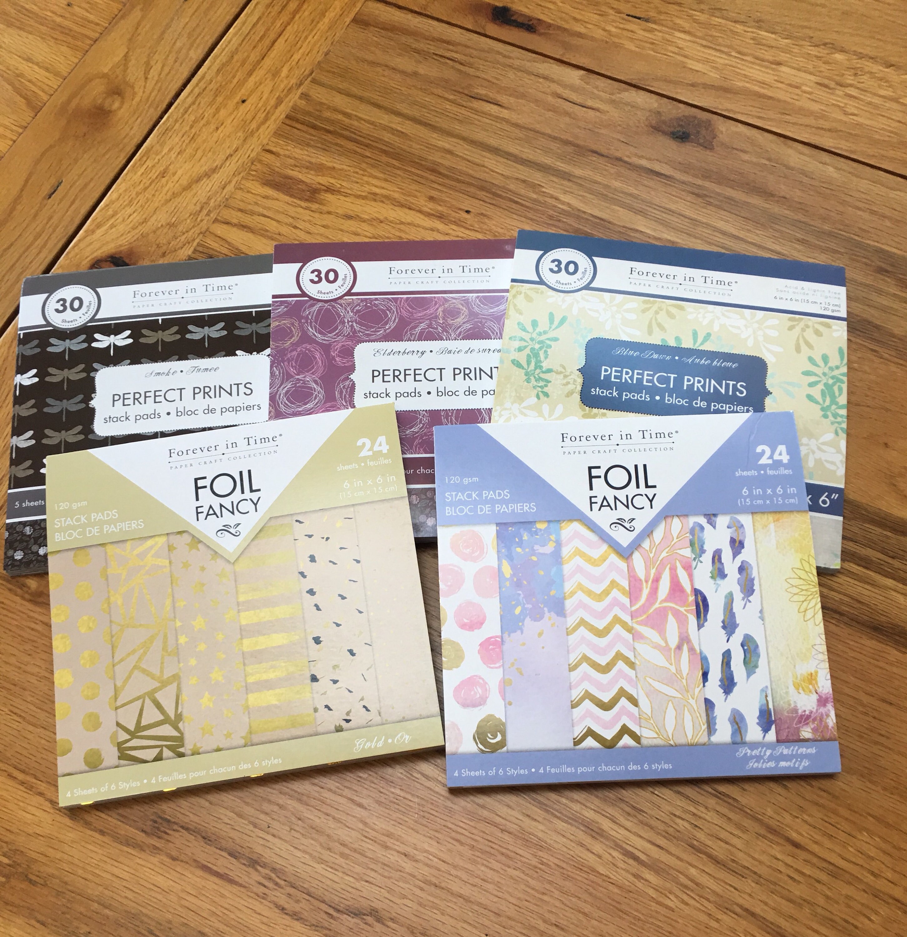 5 Assorted Paper Pads Paper Pad6x6craft Stackassorted Etsy