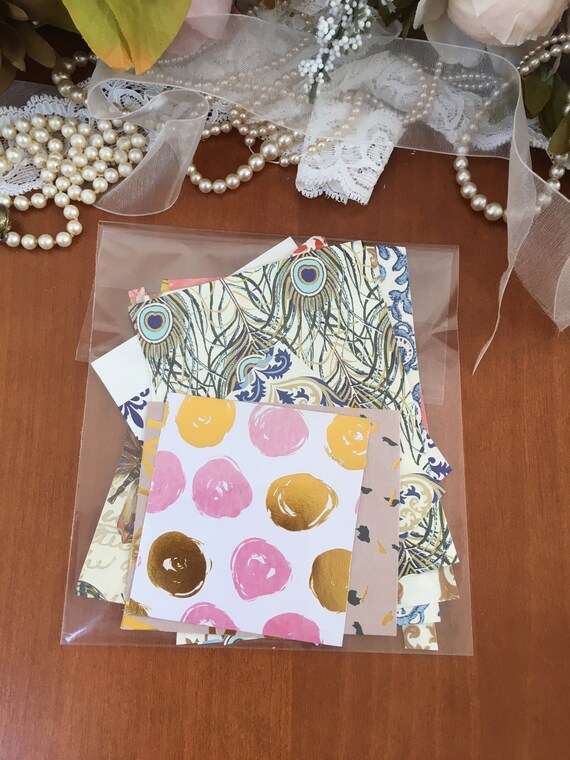 Scrapbook Paper pack scrapbook papers ephemera packs Etsy