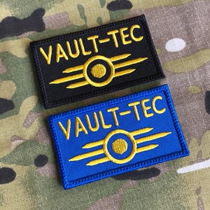 Fallout Vault-Tec Patch Morale Hook Fastener Backing
