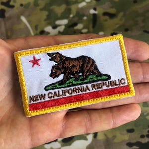 New California Republic Patch Velcro