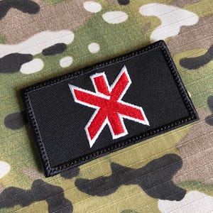 Cyberpunk Trauma Team Embroidered Morale Patch Hook Fastener Backing Black