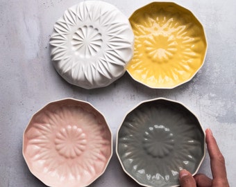 Handmade ceramic side plates