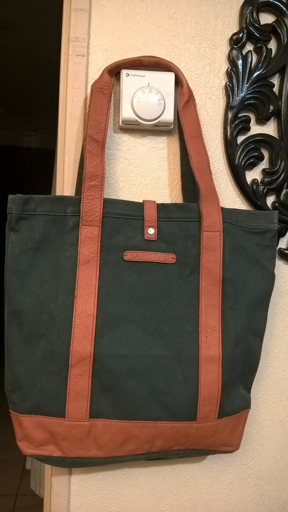 Sac à main vintage,entoile de coton,cuir,sac vintage,accessoires femme,accessoires fille,cadeau femme,cadeau fille,sac femme,sac fille