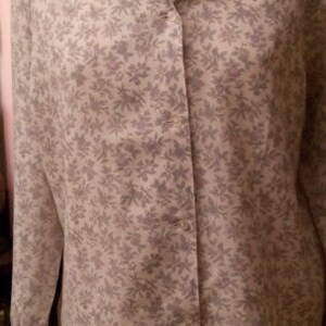 Chemisier femme,manches longues,chemisier vintage,cadeau femme,cadeau vintage,vêtements femme,vêtements fille,cadeau fille,coton imprimé